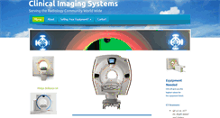 Desktop Screenshot of clinicalimagingsystems.com