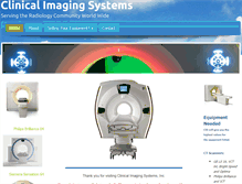 Tablet Screenshot of clinicalimagingsystems.com